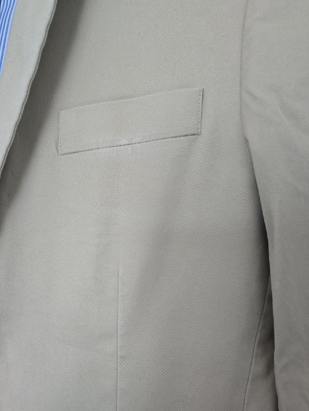 Tommy Hilfiger Boys Khaki Cotton Blazer Jacket Size 12 2 Button Formal - Picture 5 of 9